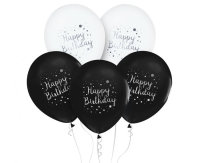 Javoli Balón 30 cm - 5 kusov - Happy Birthday -...