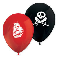 Ballon 28 cm 8 Stück - Piraten