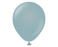 Ballon 12,5 cm 20 Stück - pastell graublau