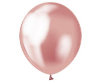 Ballon 30 cm 7 Stück - platinum pink