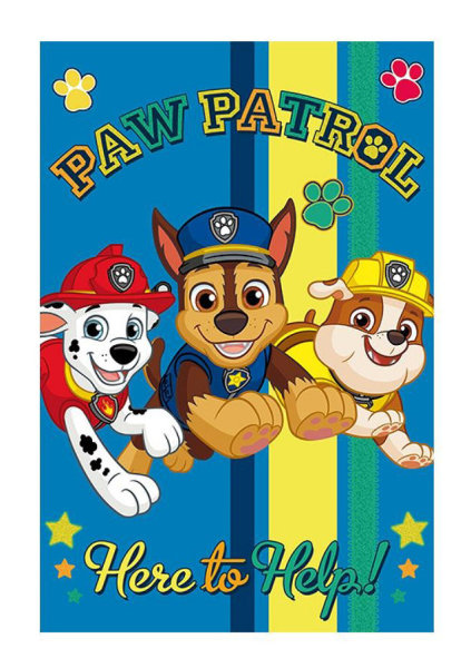 Kuscheldecke / Fleecedecke 100 x 150 cm Paw Patrol