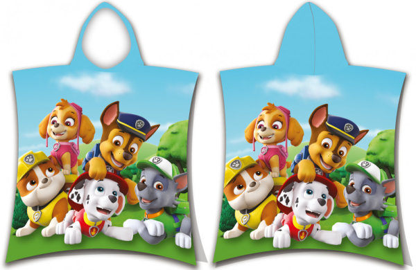 Strandponcho Handtuchponcho Paw Patrol