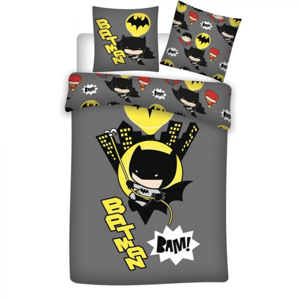 Bettwäsche 140 x 200 cm / 65 x 65 cm Polyester "Batman Gotham Nights"