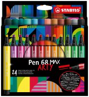 Premium-Filzstift mit dicker Keilspitze - STABILO Pen 68...