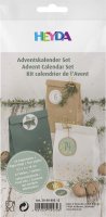 HEYDA Adventskalender-Set, Papiertüten, 3-farbig, klein