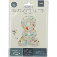 Folat Stehender Folienballon Ziffer / Zahl 8 - 72 cm...