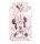 Kinderbettwäsche 100 x 135 cm / 40 x 60 cm Baumwolle "Minnie Mouse pink Powder"