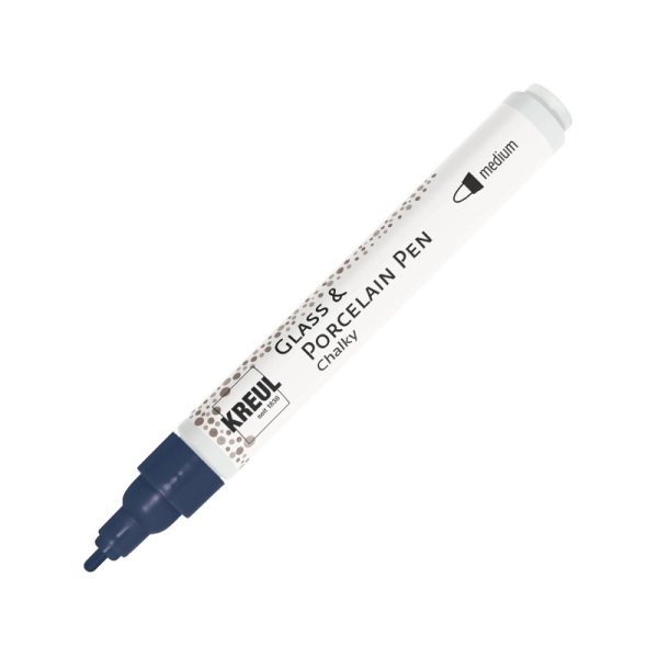 KREUL Glass & Porcelain Pen Chalky medium Navy Blue