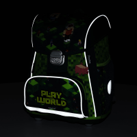 oxybag školská taška PREMIUM Playworld green