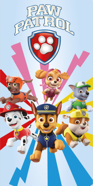 Strandtuch / Badetuch Paw Patrol Blitz