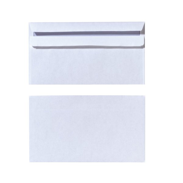 herlitz Briefumschlag, DIN lang, ohne Fenster, weiß 25 Stück