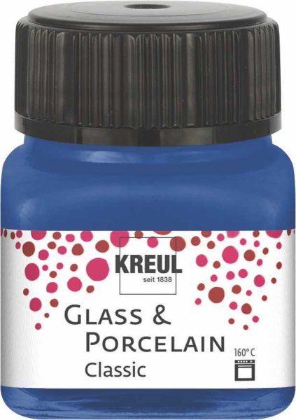 KREUL Glass & Porcelain Classic Kobaltblau 20 ml