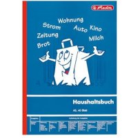 herlitz Formularbuch "Haushaltsbuch", DIN A5, 40 Blatt