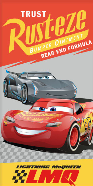 Strandtuch / Badetuch Disney Cars McQueen Rust-eze