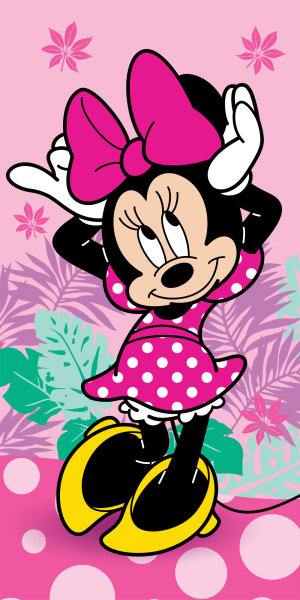 Strandtuch / Badetuch Minnie Mouse Pretty in Pink