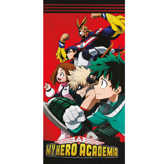 Strandtuch / Badetuch My Hero Academia red