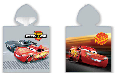 Strandponcho Handtuchponcho Disney Cars Piston Cup