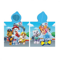 Strandponcho Handtuchponcho Paw Patrol One Team