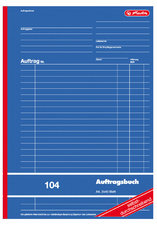 herlitz Formularbuch "Auftrag 104", DIN A4, 2 x 40 Blatt