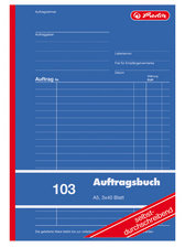 herlitz formulárová kniha "objednávka 1023 - A5 - 3 x 40 listov