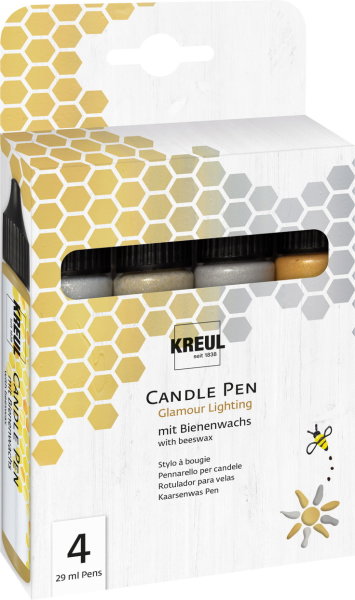 KREUL Candle Pen 4er Set Glamour Lighting