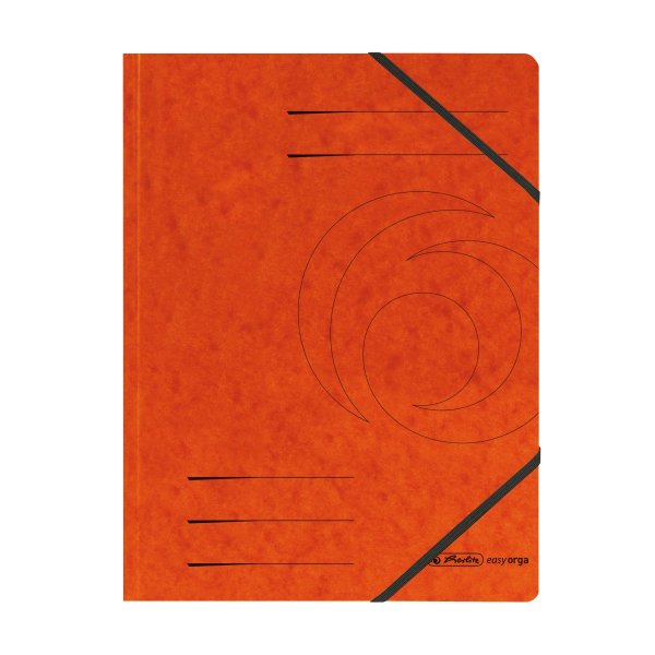 herlitz Eckspannmappe easy orga DIN A4 orange