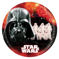 Star Wars Dark Force Pappteller 8 Stück 23 cm