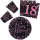 Party-Set 32-teilig "Happy Birthday" Black / Pink 18er 23 cm