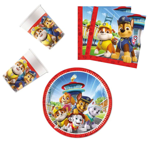 Party-Set 36-teilig "Paw Patrol" Rescue Heroes 23 cm