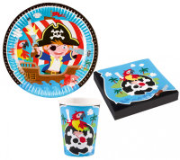Party-Set 36-teilig "Piraten" Piraten Party 23 cm