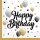 Party Servietten 33 x 33 cm 20 Stück "Happy Birthday" Milestone