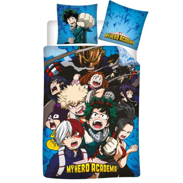 Bettwäsche 140 x 200 cm / 65 x 65 cm Baumwolle "My Hero Academia"