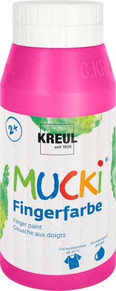 KREUL MUCKI prstová farba - ružová - 750 ml