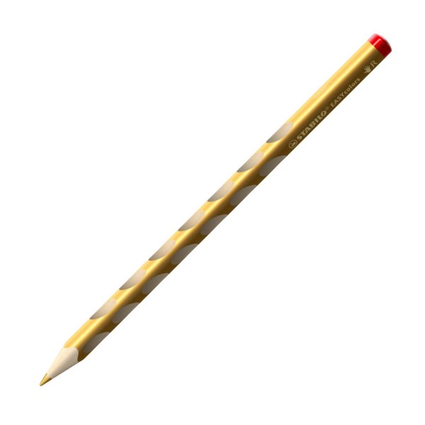 Ergonomischer Buntstift für Rechtshänder - STABILO EASYcolors - Einzelstift - gold