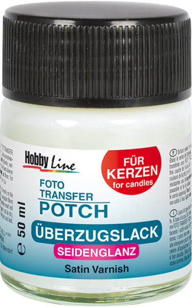 KREUL Foto Transfer Potch Überzugslack für Kerzen Seidenglanz 50 ml