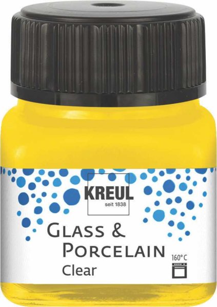 KREUL Glass & Porcelain Clear Sonnengelb 20 ml