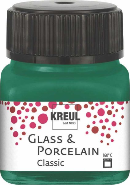 KREUL Glass & Porcelain Classic Dunkelgrün 20 ml