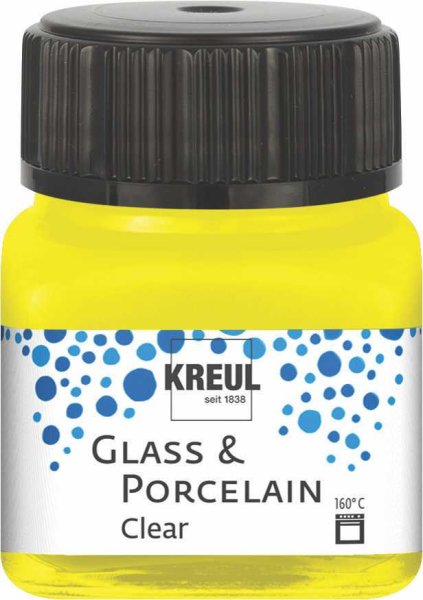 KREUL Glass & Porcelain Clear Gelb 20 ml