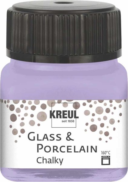 KREUL Chalky kriedová farba na sklo a porcelán - Sweet Lavender / levanduľová - 20 ml