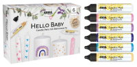 KREUL Candle Pen pero na sviečky - sada Hello Baby - 6...