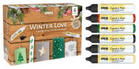 KREUL Candle Pen pero na sviečky - sada Winter Love - 6...