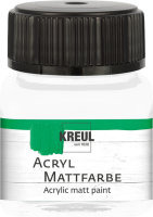 KREUL akrylová matná farba - biela - 20 ml