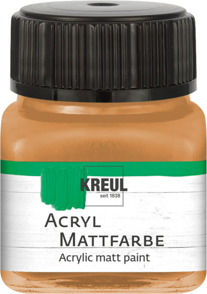 KREUL Acryl Mattfarbe Ocker 20 ml