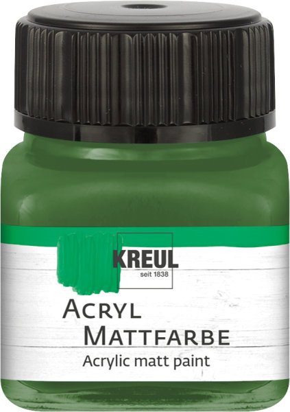 KREUL akrylová matná farba - olivovozelená - 20 ml