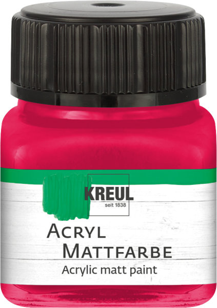 KREUL Acryl Mattfarbe Karmin 20 ml