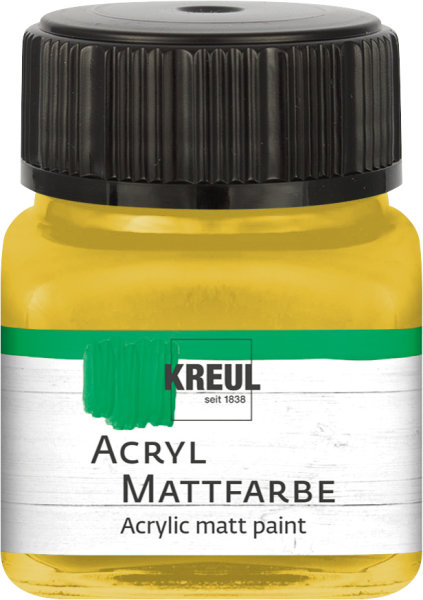 KREUL akrylová matná farba - zlatá - 20 ml