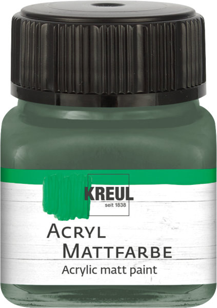 KREUL Acryl Mattfarbe Russischgrün 20 ml