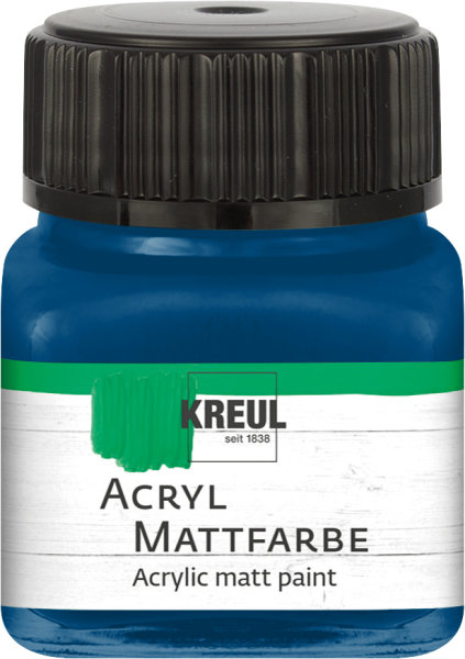 KREUL akrylová matná farba - tmavomodrá - 20 ml