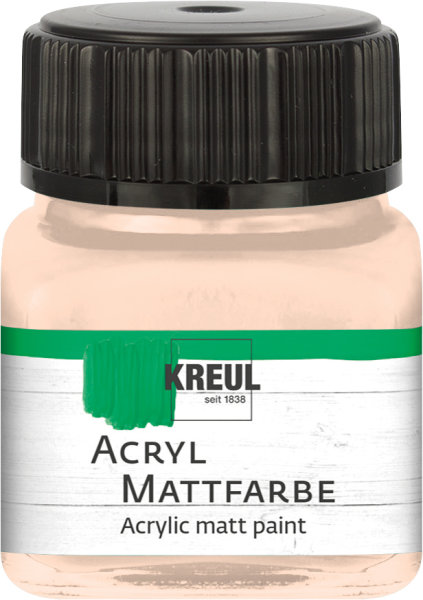 KREUL akrylová matná farba - jemná ružová - 20 ml