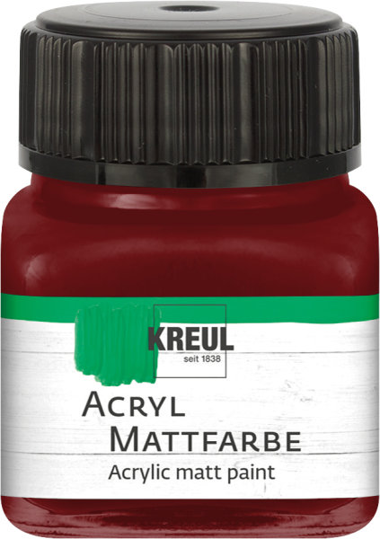 KREUL Acryl Mattfarbe Maron 20 ml